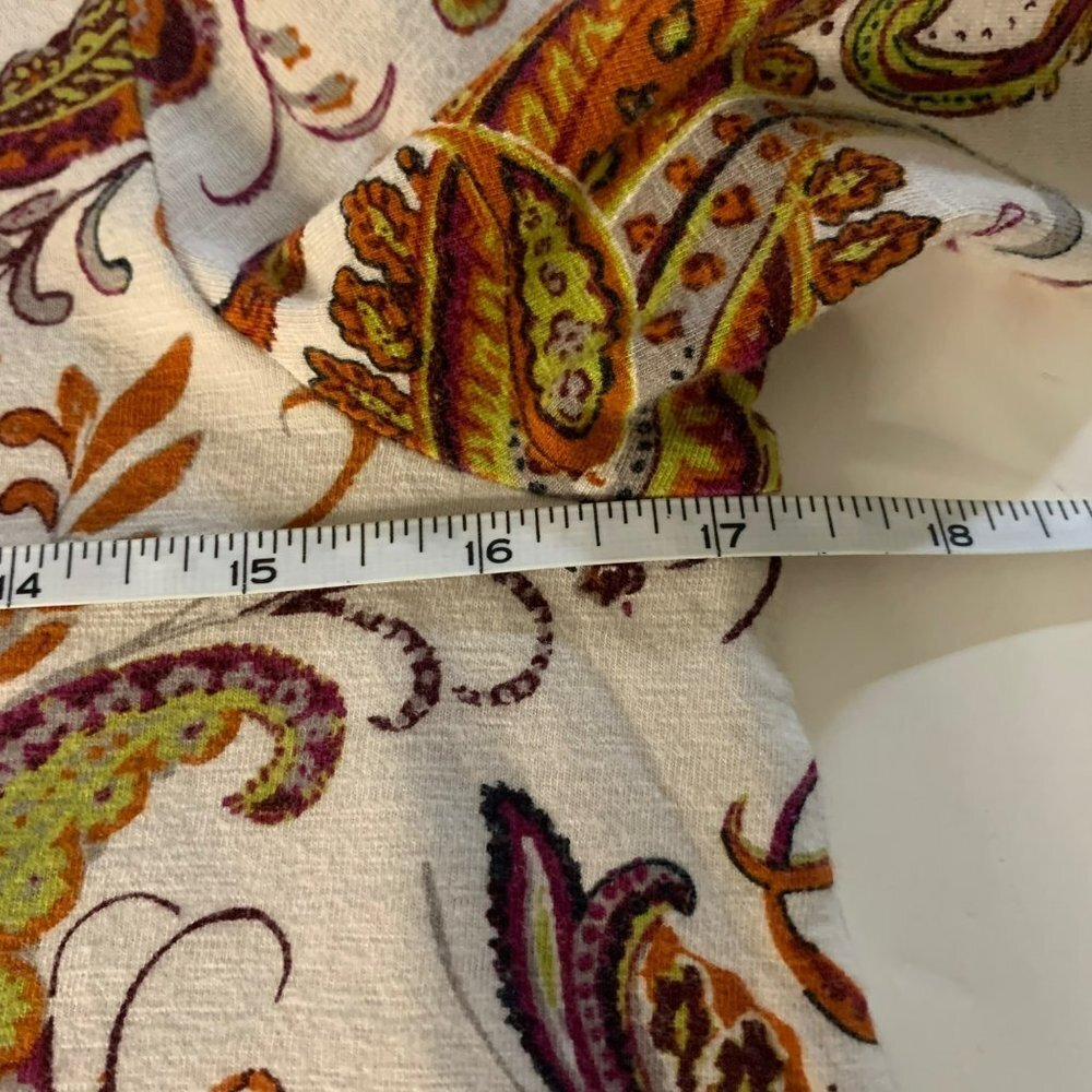 J. Jill Paisley Print Long Sleeve Top - Picture 6 of 9
